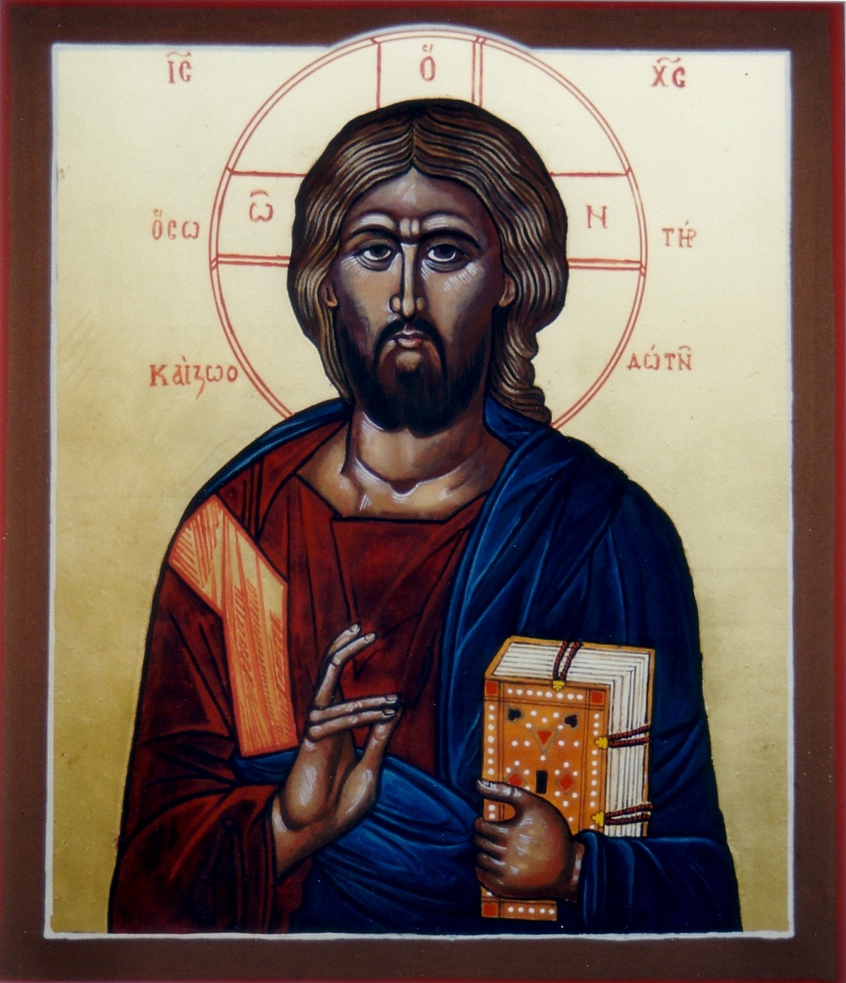 Christus, Retter und Lebensspender – serbische Ikone aus dem 14. Jahrhundert