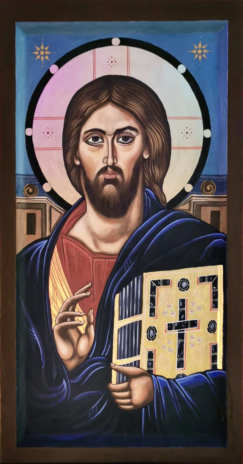 Christus – Sinaitikus, Enkaustische Ikone, Katharinen-Kloster, Sinai – 6. Jh.