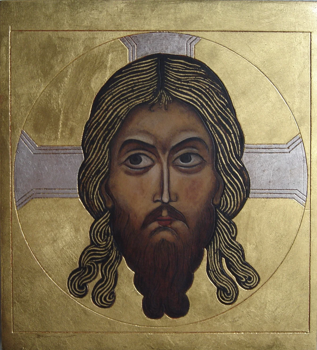 Nicht von Menschenhand gemalter Erlöser, Novgorod,, 12. Jh