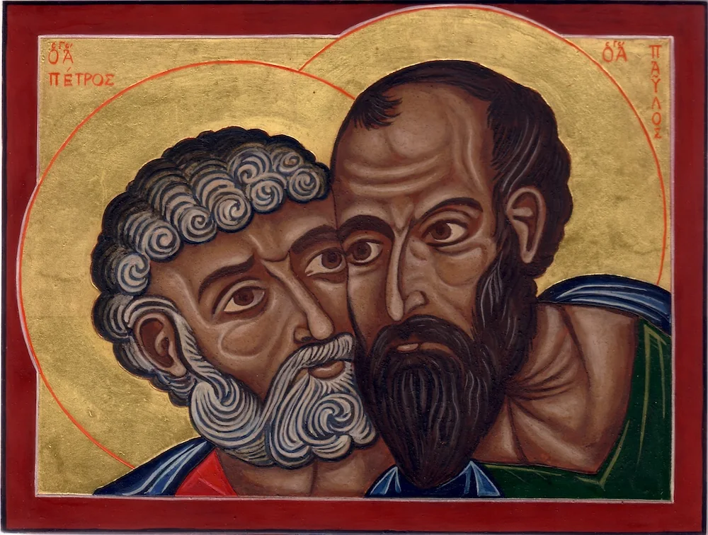 Petrus und Paulus, Kloster Vatopedi, Athos, 12. Jh.