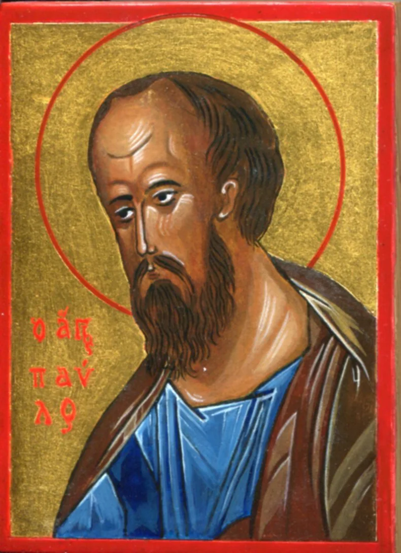 Apostel Paulus, russ. Ikone, Rublijowschule – 16. Jh.